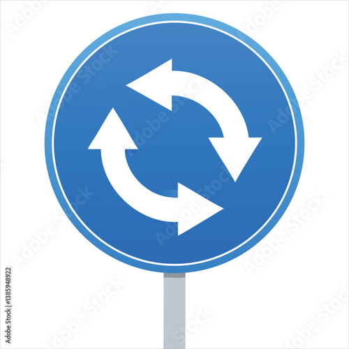 Classic Roundabout Traffic Sign Icon with Blue Circle and Curved Arrows for Road Navigation
Free Download Classic Roundabout Traffic Sign Icon with Blue Circle and Curved Arrows for Road Navigation
- GFXLoad
