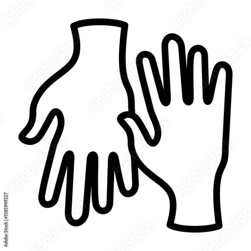 Medical Gloves Icon