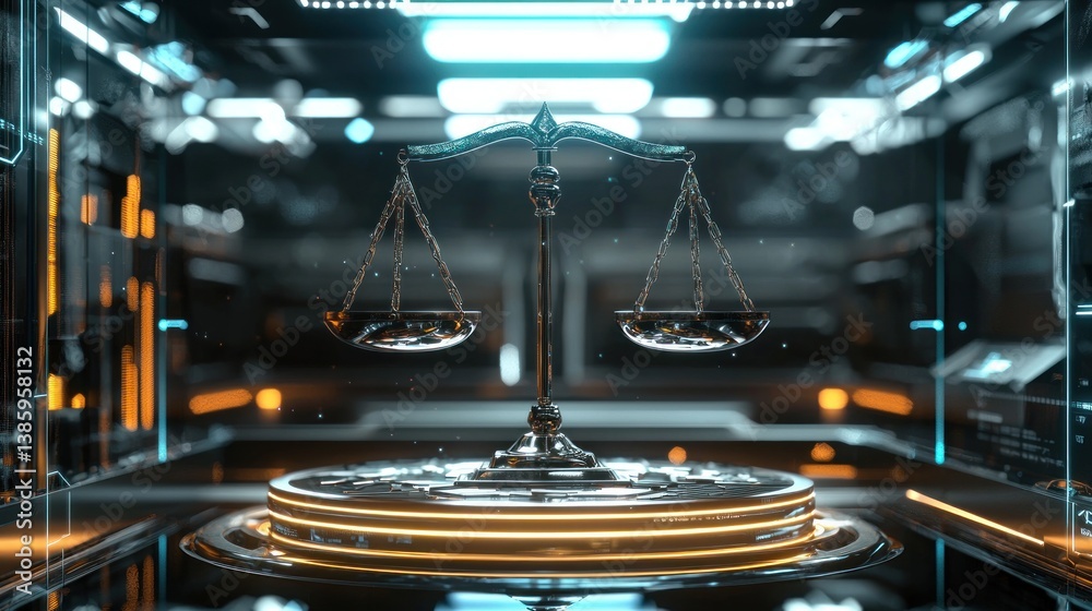 Futuristic Scales of Justice: Digital Equilibrium Futuristic Scales of Justice: Digital Equilibrium