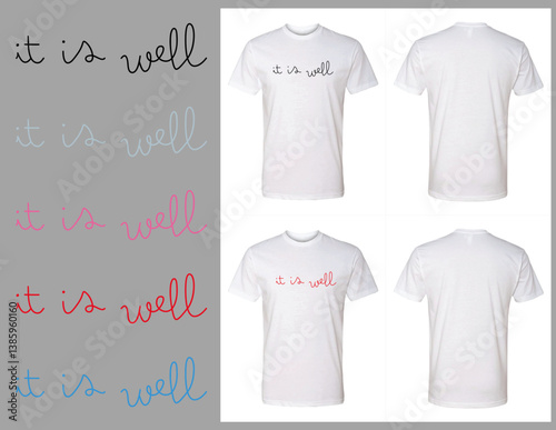 it is well shirt concept
