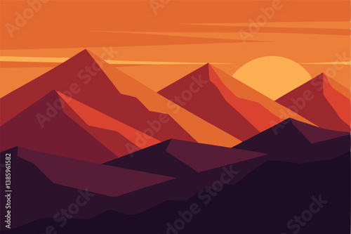 vector illustration of a pyramids