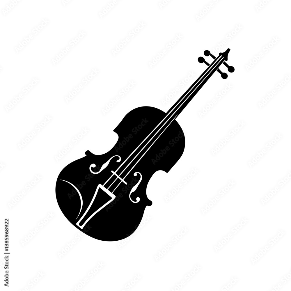 Fototapeta premium violin isolated on white