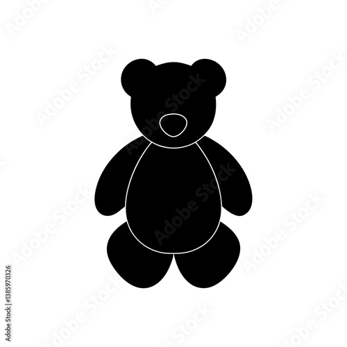 teddy bear isolated on white