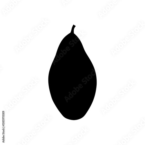 pear isolated on white