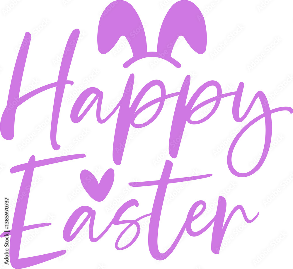 Happy Easter typography clip art design on plain white transparent isolated background for card, shirt, hoodie, sweatshirt, apparel, tag, mug, icon, poster or badge Happy Easter typography clip art design on plain white transparent isolated background for card, shirt, hoodie, sweatshirt, apparel, tag, mug, icon, poster or badge