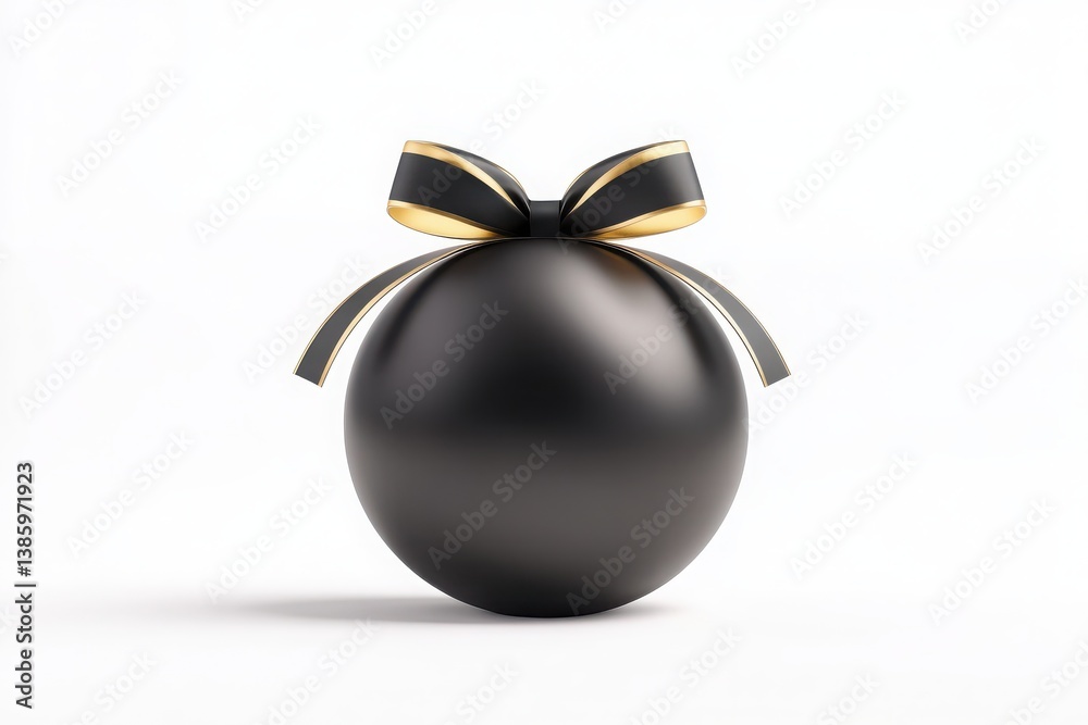 Black Friday Sale 3D Rendering Icon Isolated on White Background Black Friday Sale 3D Rendering Icon Isolated on White Background