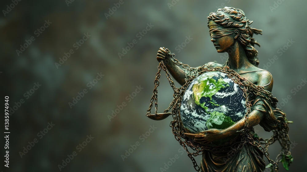 Lady Justice and Earth: A Symbol of Environmental Justice Lady Justice and Earth: A Symbol of Environmental Justice