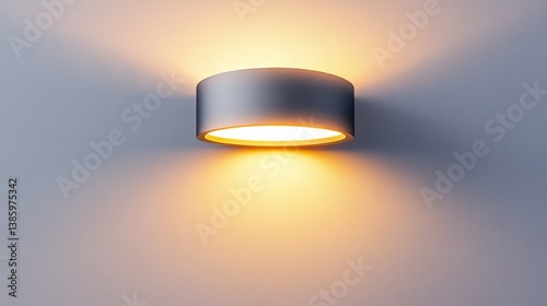 A modern wall-mounted light fixture with a minimalistic design, on a white background