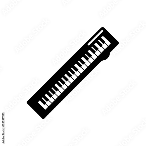 piano keys vector illustration