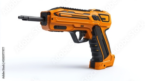 A high-performance electric nail gun with a sleek design, placed on a white background