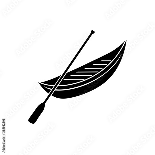 vector illustration of a boat