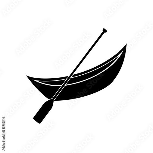 vector illustration of a boat