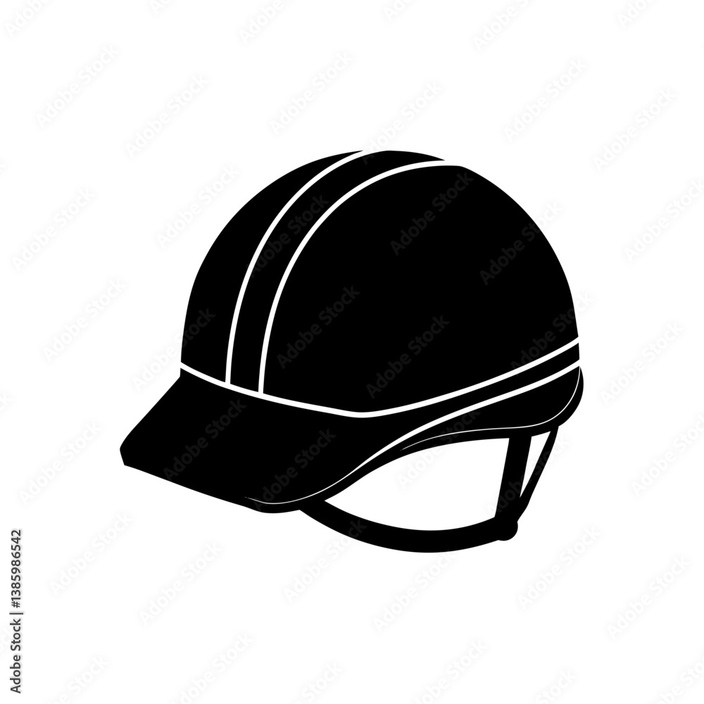 Fototapeta premium vector illustration of a helmet