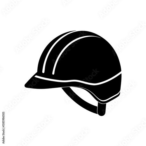vector illustration of a helmet