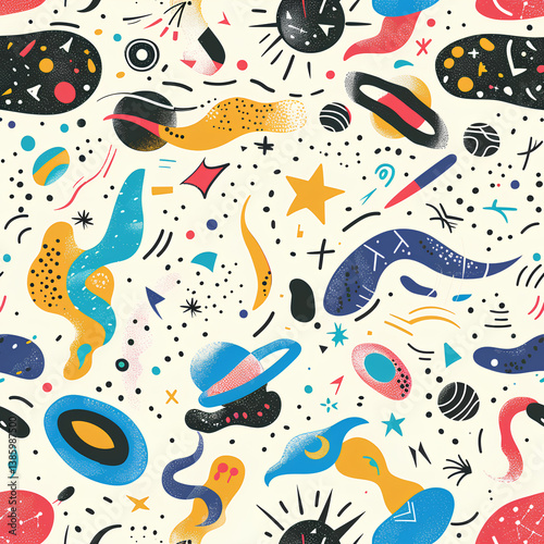 seamless pattern with fish