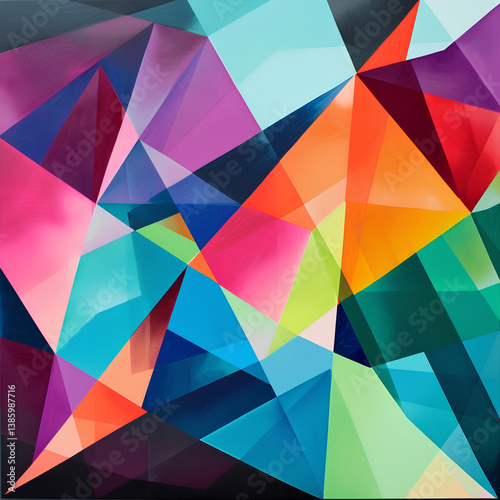 abstract background with triangles