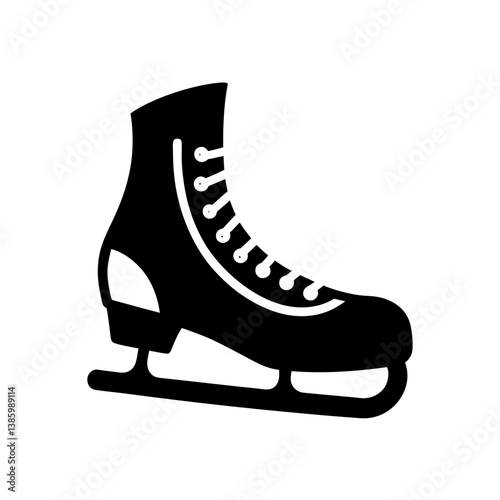 ice skates isolated on white background