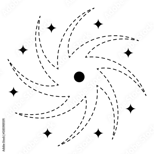 Minimalist Cosmic Vintage