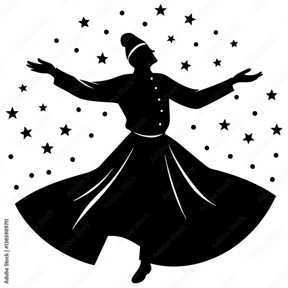 Obraz premium Silhouette Religious & Cultural