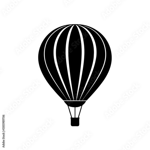 hot air balloon isolated