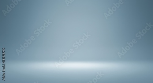 Subtle gradients creating a captivating light blue studio backdrop