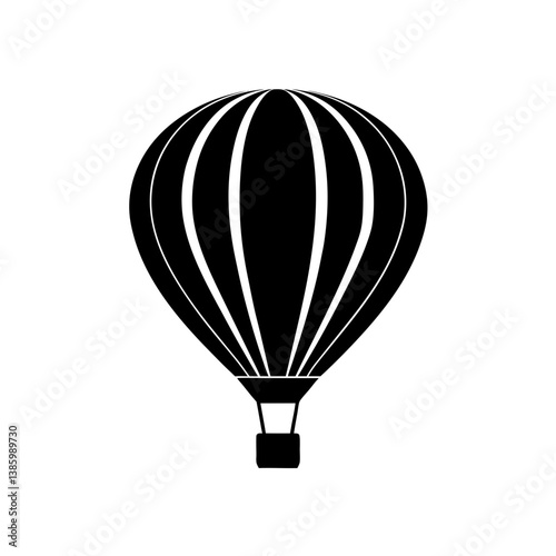hot air balloon isolated
