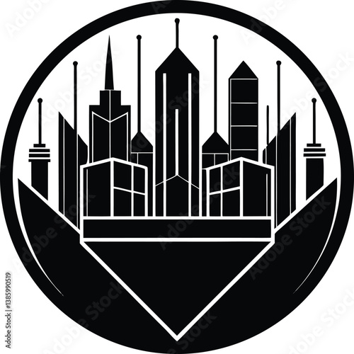 vector illustration of a city