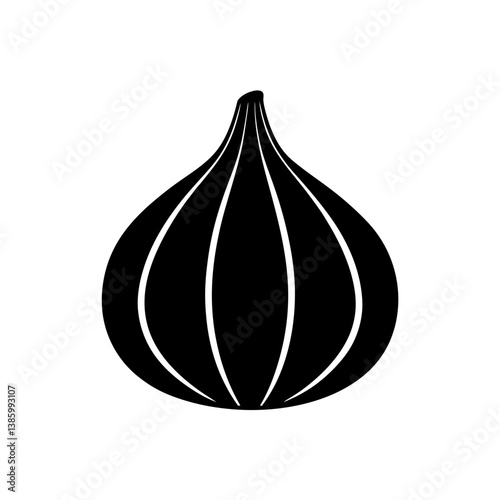red onion isolated on white background