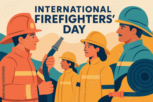 International firefighters day celebration with courage and unity in action