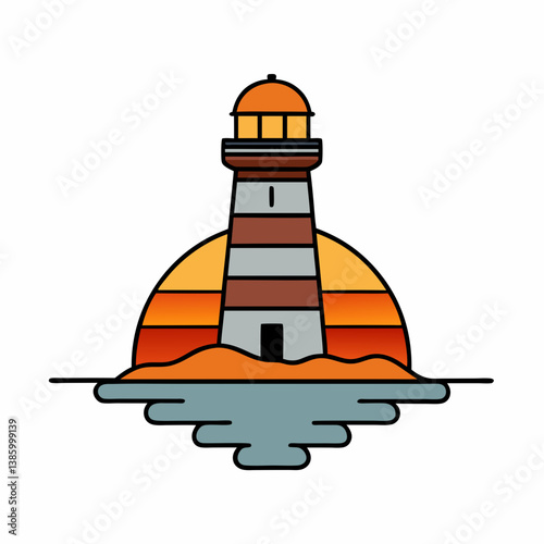 lighthouse vector illustration