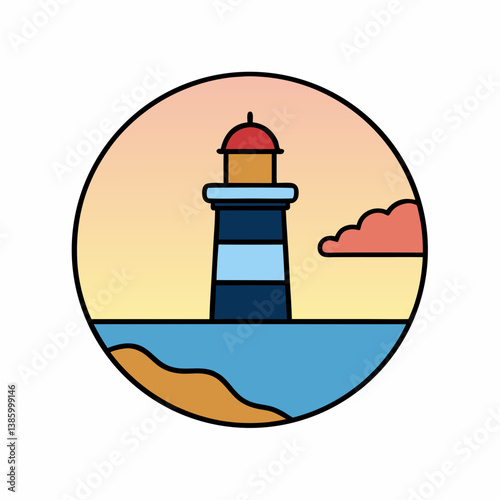 lighthouse vector illustration
