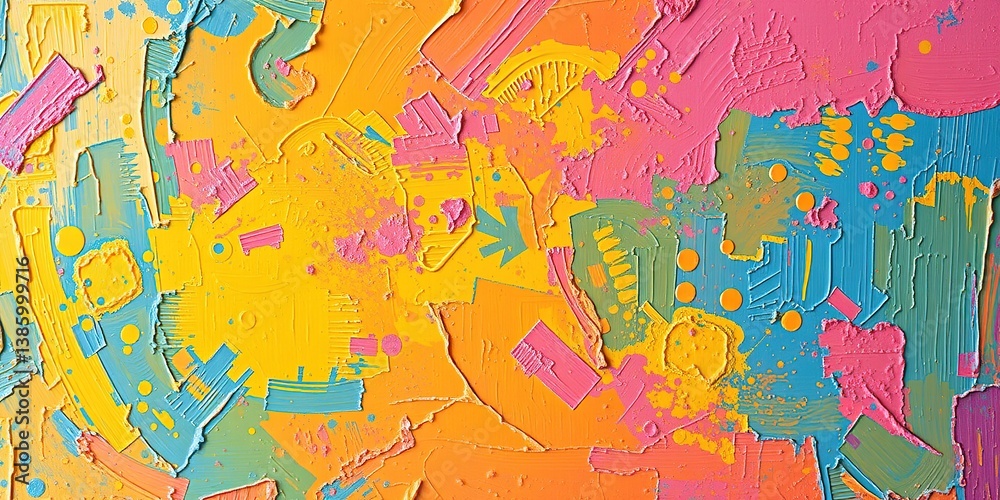 Naklejka premium Abstract Oil Paint Texture Design Background