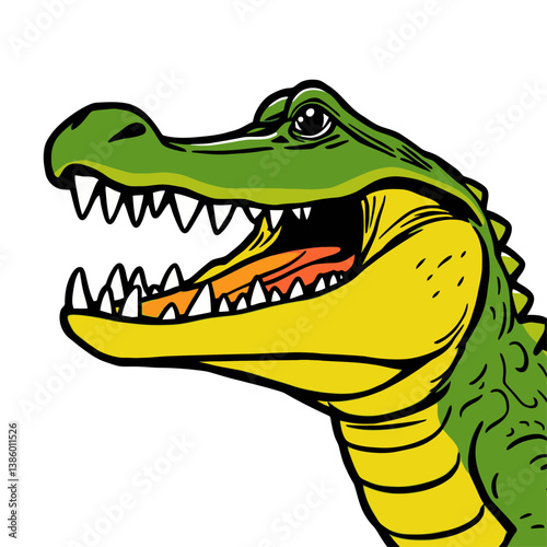 cartoon crocodile cartoon