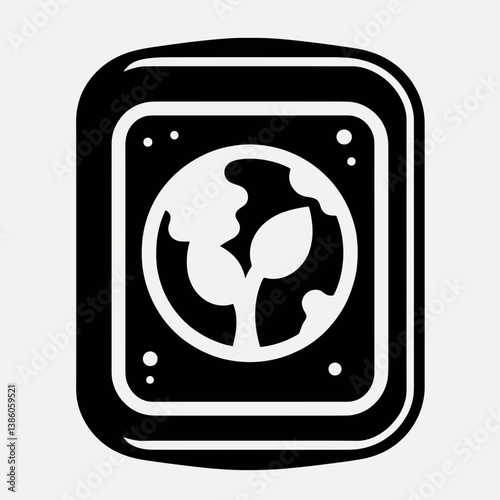 very simple flat and single minimalist Baking Sheet Silhouette in black on a white background