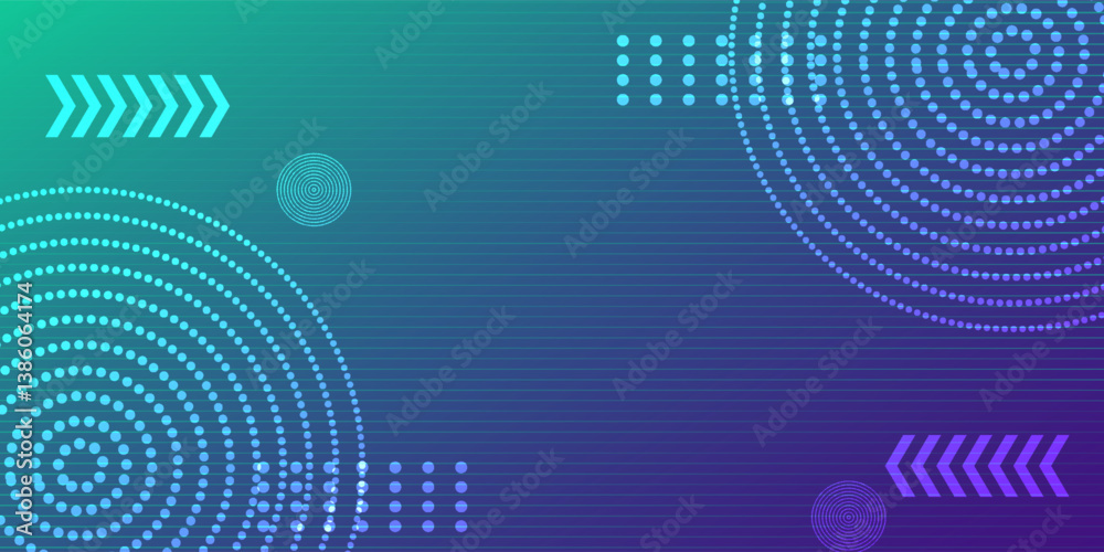 Naklejka premium Abstract Green Fluid Banner Template. Modern background design. gradient color. Dynamic Waves. Liquid shapes composition decoration