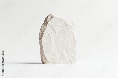 Wallpaper Mural simple isolated tombstone on white background capturing essence of tranquility and peace Torontodigital.ca