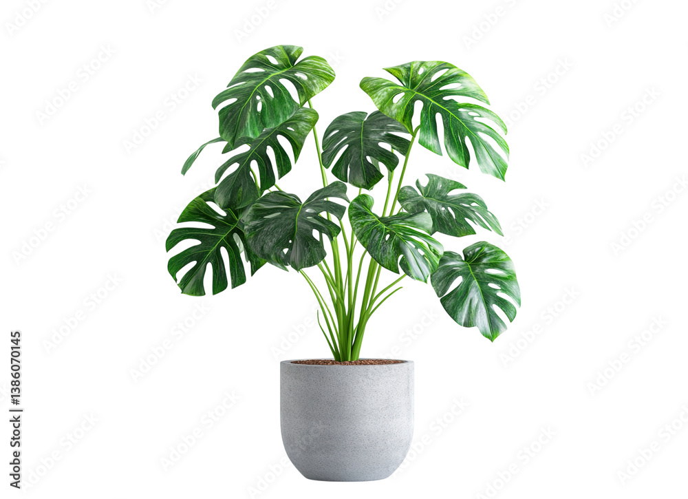 Fototapeta premium Tropical monstera plant