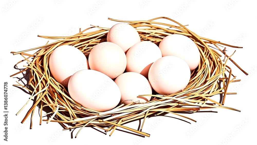 Eggs in Straw Eggs in Straw