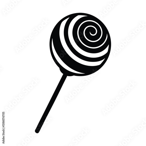lollipop isolated on white background