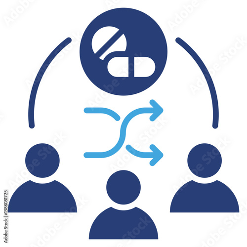 Randomize Two Color Icon