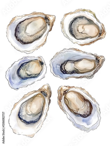 Oyster Illustration - Artistic Still Life