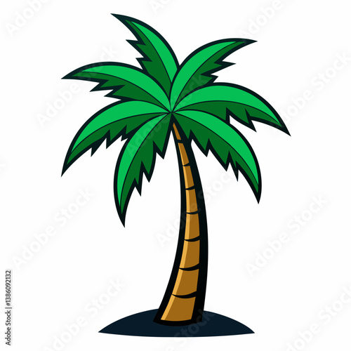 palm tree vector illustration