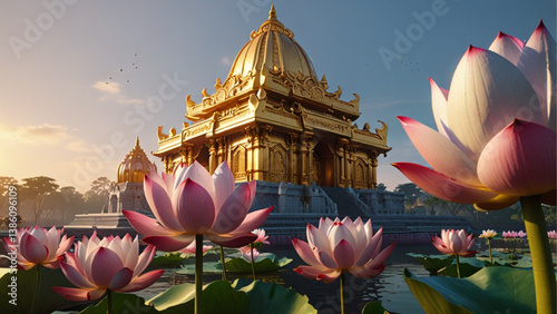 pink lotus flower