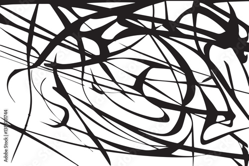 Brush stroke pattern. Watercolor.
