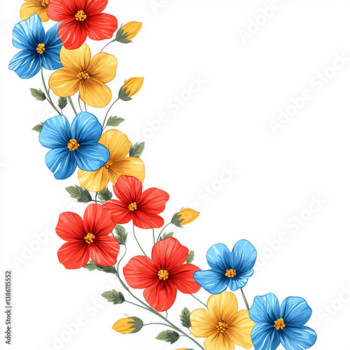  simple floral edge,