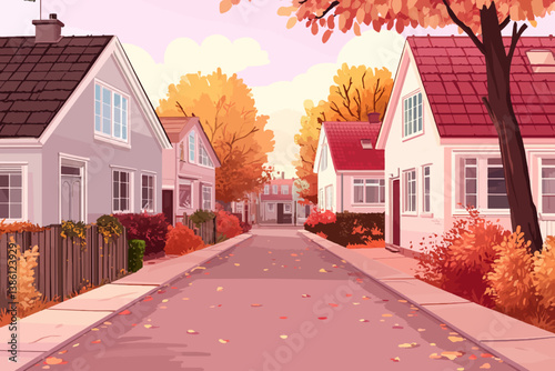 Housing area landscape 