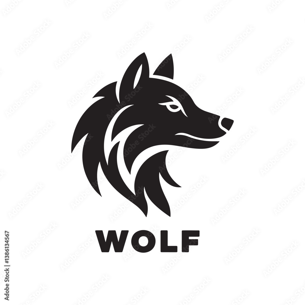 Obraz premium Deer Logo Design, Deer Head Design, Deer Silhouette Design Vector