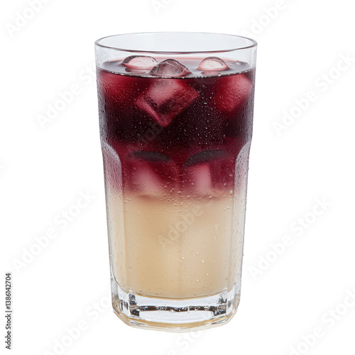 Wallpaper Mural Iced Red Wine Spritzer with a Refreshing Citrus Layer. Torontodigital.ca