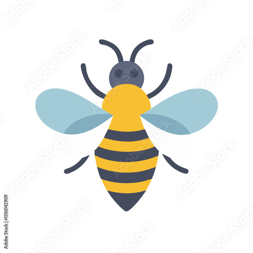  Stylish Bee Icon for Vector Art