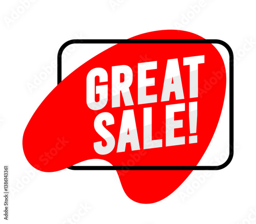 promotional banner. great sale